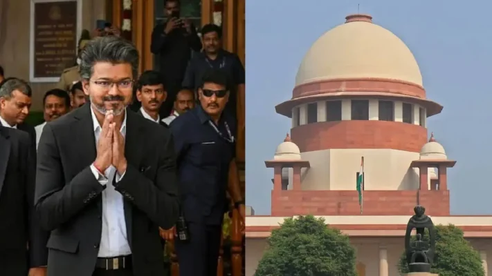 രാഷ്ട്രീയ തർക്കങ്ങളിലേക്ക് സുപ്രീം കോടതിയെയെ എന്തിനാണ് വലിച്ചിഴയ്ക്കുന്നത്? ഡി.എം.കെക്ക് കോടതിയുടെ കടുത്ത വിമർശനം; വിജയ്‌ക്കെതിരെയുള്ള ഹർജി പിൻവലിച്ചു