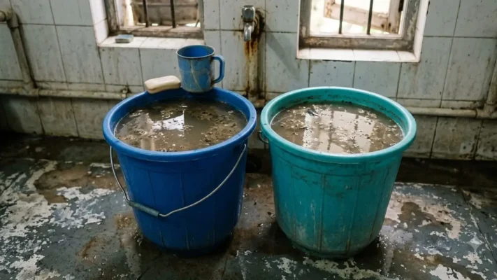 പാലക്കാട് മെഡിക്കൽ കോളേജ് ഹോസ്റ്റലുകളിൽ മലിനജലം.