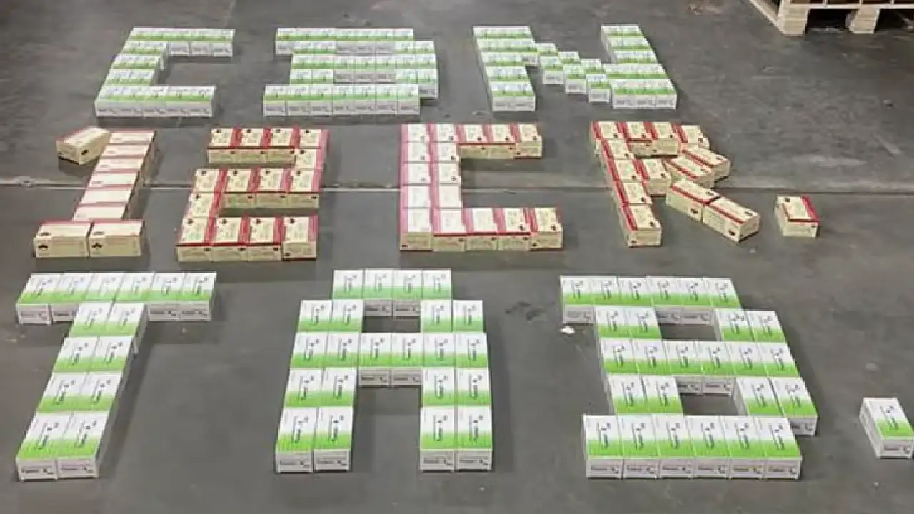 Narcotics seizure evidence