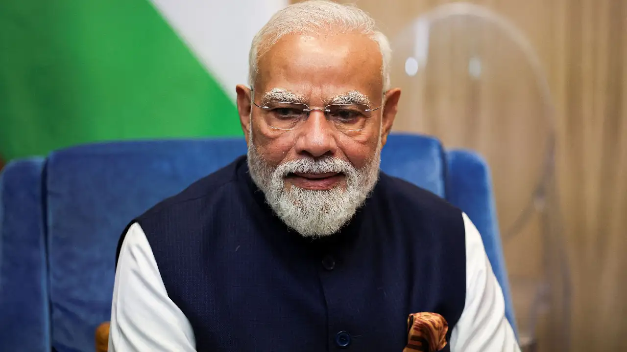 PM Modi announcing strict action and fast-track courts against question paper leaks