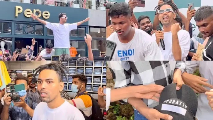 Kerala YouTuber influencer smartphone livestream illustration