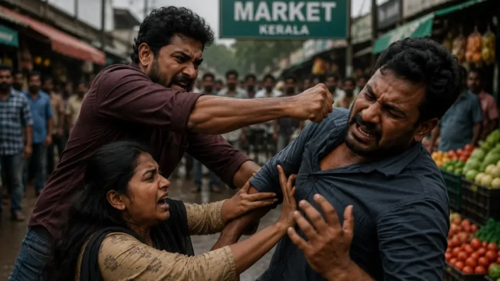 ജയിലിലെ അടിക്ക് പകരം ചാലകമ്പോളത്തില്‍ നടുറോഡില്‍ വച്ച് തിരിച്ചടി; ജയില്‍ ഉദ്യോഗസ്ഥനും ഭാര്യയ്ക്കും നേരെ മുന്‍ തടവുകാരന്റെ ക്രൂരമായ ആക്രമണം