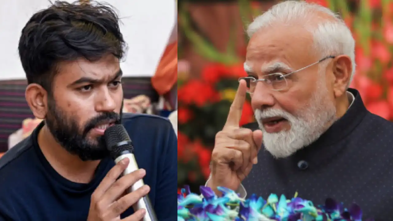 Abhijeet Dipke CJP Modi criticism protest അഭിജീത് ദിപ്കെ ചിത്രം
