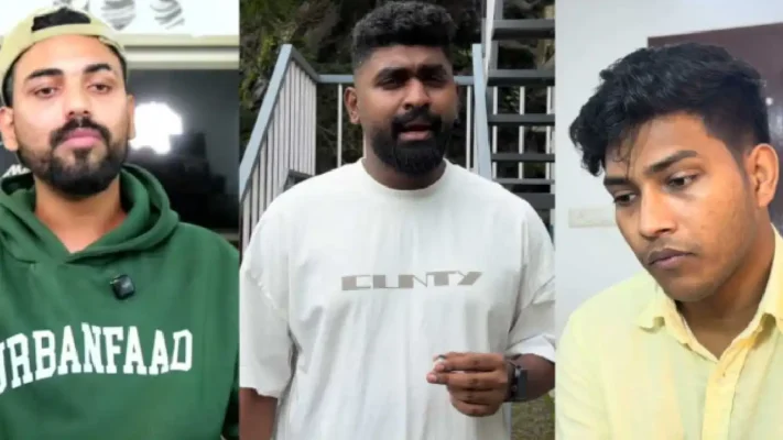 Kerala YouTuber influencer smartphone livestream illustration