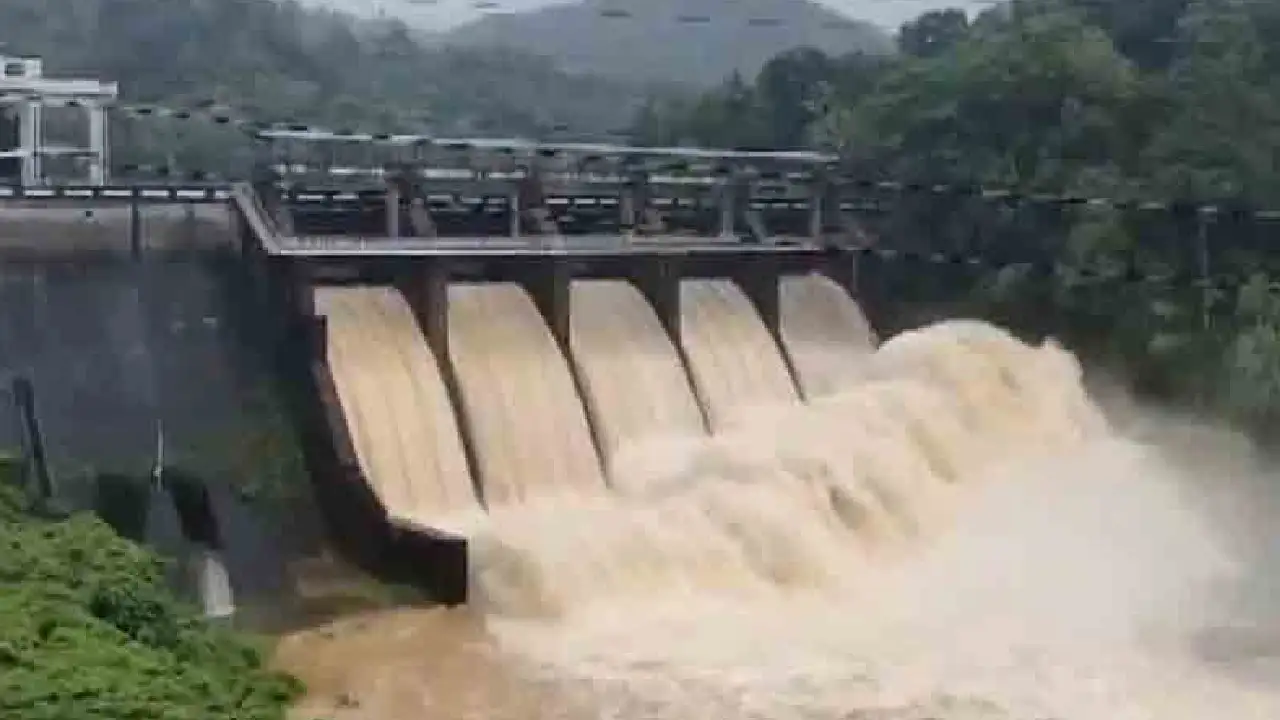 Idukki dams opened as water levels rise amid heavy rain.