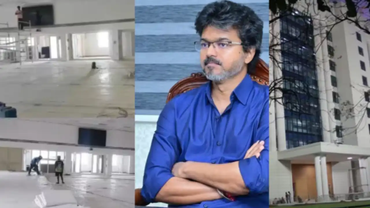 തമിഴ്നാട് മുഖ്യമന്ത്രി വിജയിന്റെ പുതിയ ഓഫിസ് നിർമ്മിക്കുന്ന സെക്രട്ടേറിയറ്റ് സമുച്ചയം