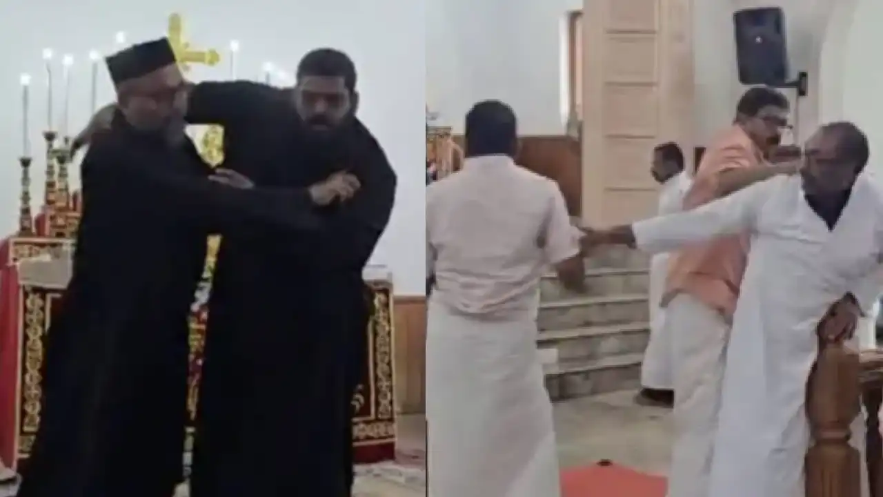 പിറമാടം സെന്റ് ജോൺസ് ബത്ലഹേം ഓർത്തഡോക്സ് പള്ളിയിൽ യാക്കോബായ–ഓർത്തഡോക്സ് വിഭാഗങ്ങൾ തമ്മിലുണ്ടായ സംഘർഷം