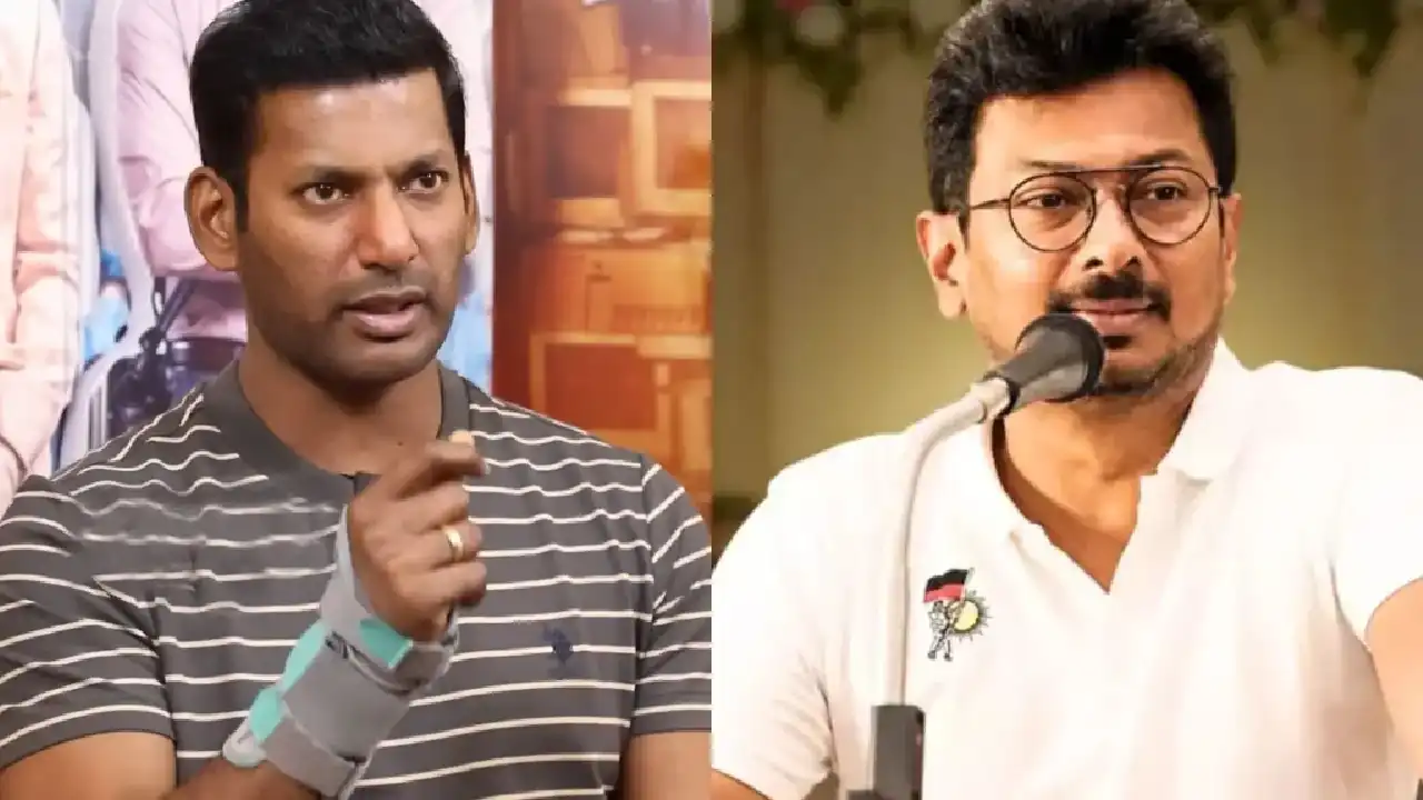 ഉദയനിധി സ്റ്റാലിനെതിരായ പൊലീസ് നടപടിയെ പിന്തുണച്ച് നടൻ വിശാൽ